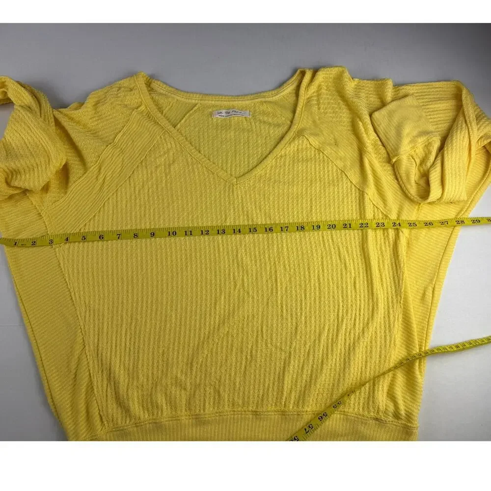 We The Free Santa Clara Thermal Top - Yellow - Size M - Picture 5 of 10